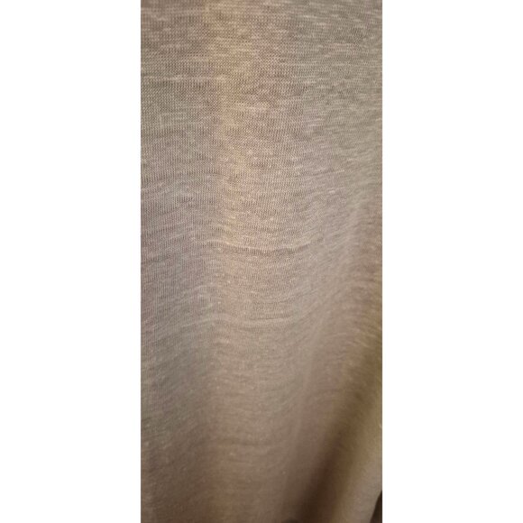 J. Jill Tan 100% Linen Relaxed Fit Poncho Top Size M/L EUC - Picture 6 of 7